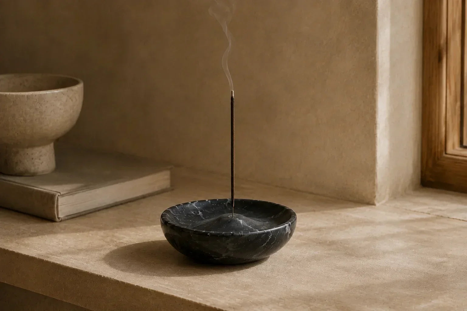 How to Style a Natural Stone Incense Holder