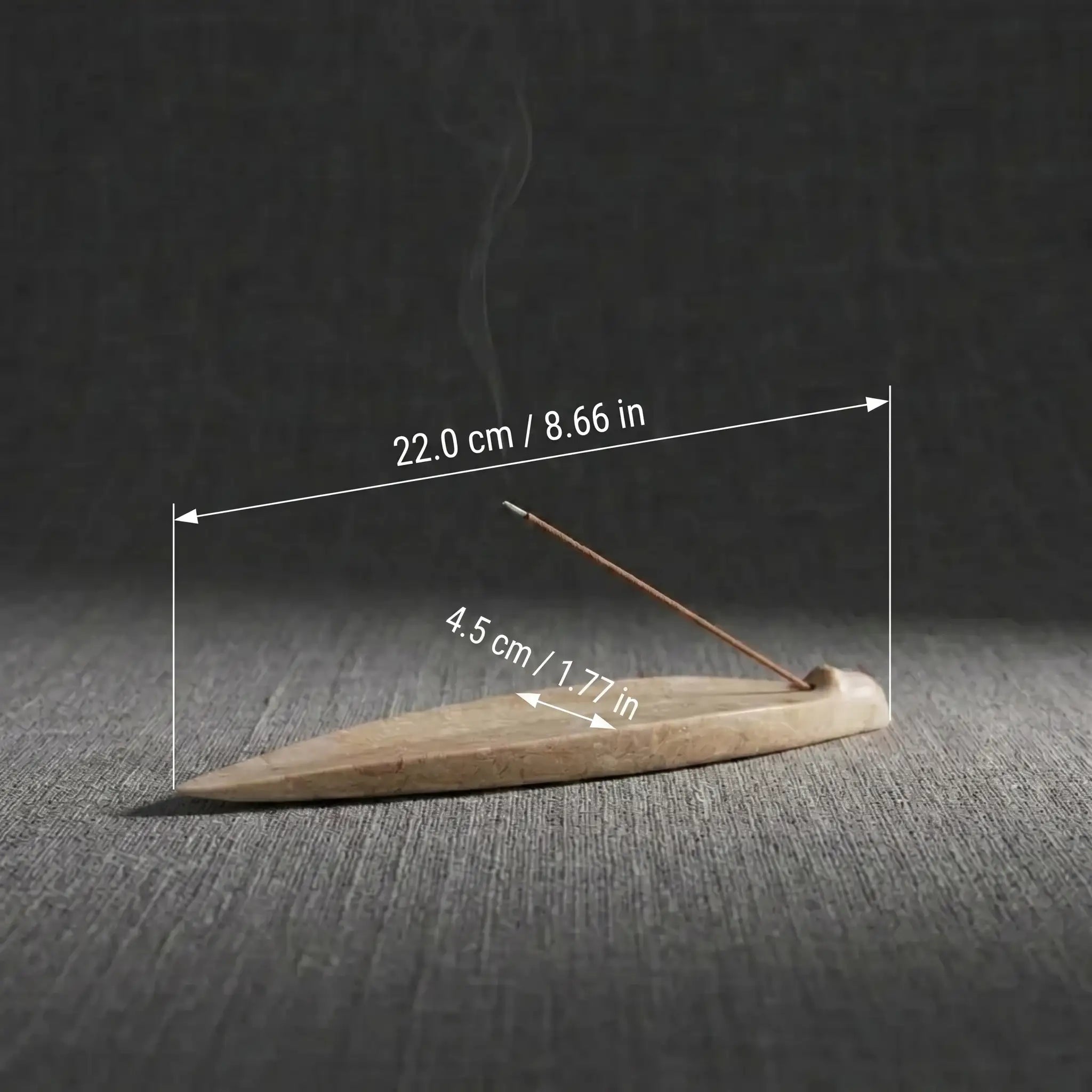 Porte-encens feuille