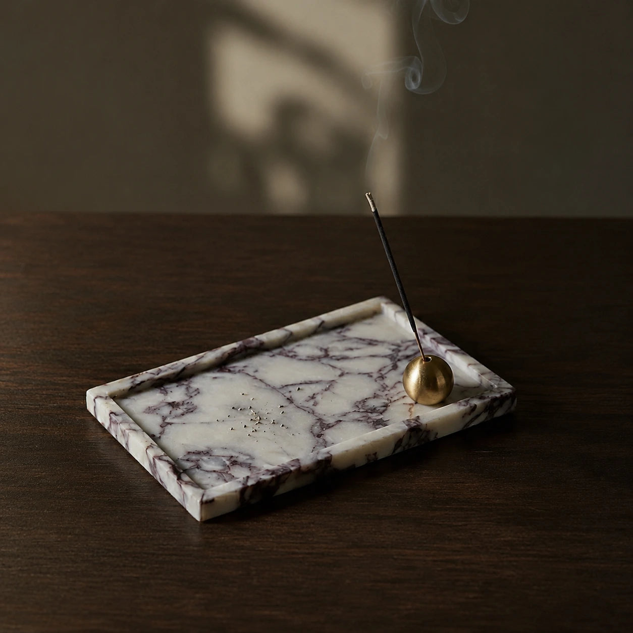 Calacatta Viola Marble Tray — The Gallery Form